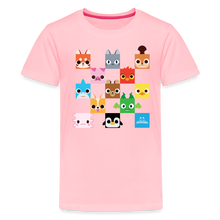 Load image into Gallery viewer, PET SIMULATOR - Checkered Faces T-Shirt - pink
