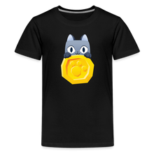 Load image into Gallery viewer, PET SIMULATOR - Cat Coin T-Shirt - black
