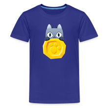 Load image into Gallery viewer, PET SIMULATOR - Cat Coin T-Shirt - royal blue

