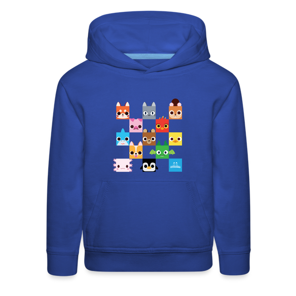 PET SIMULATOR - Checkered Faces Hoodie - royal blue