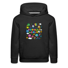 Load image into Gallery viewer, PET SIMULATOR - Doodle World Greetings Hoodie - black
