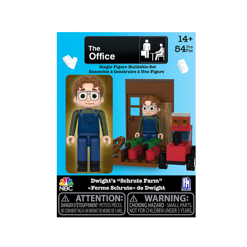 The Office - Dwight's Schrute Farms Buildable Set (One Figure, 54 Pieces)